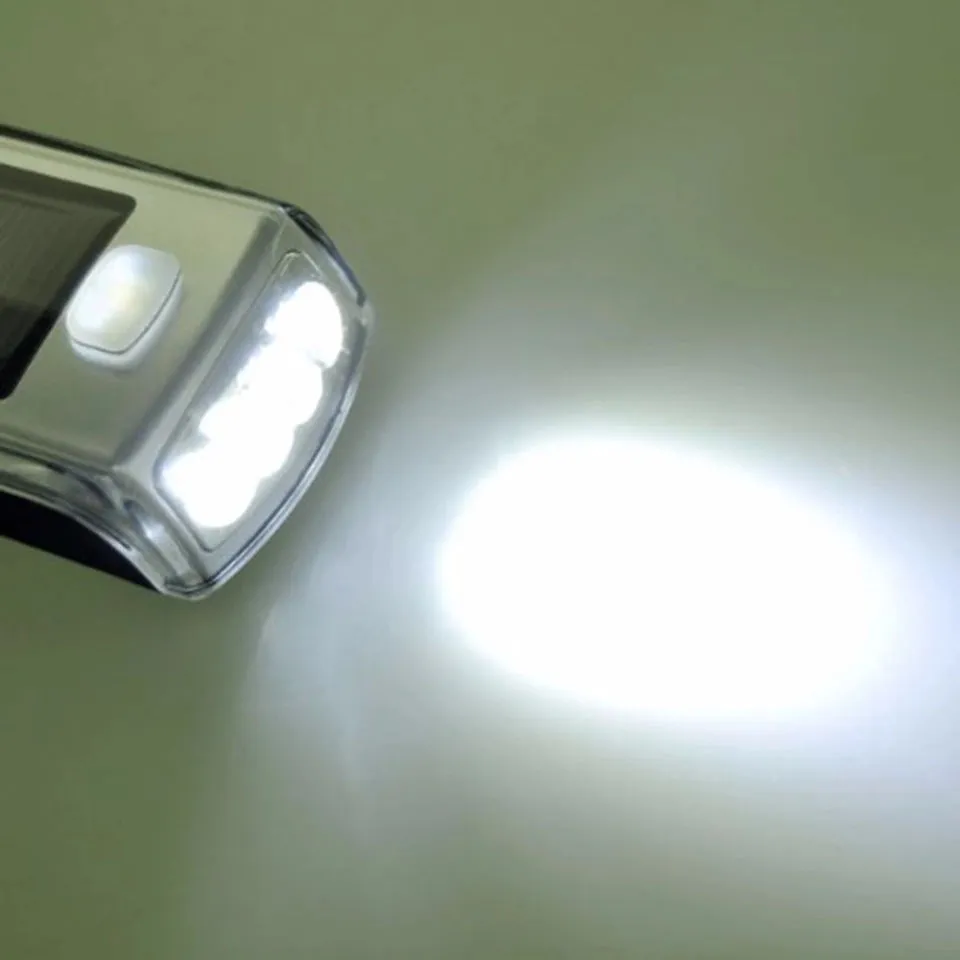 240 Lumens Solar   Rechargeable Led Handlebar Touch Light