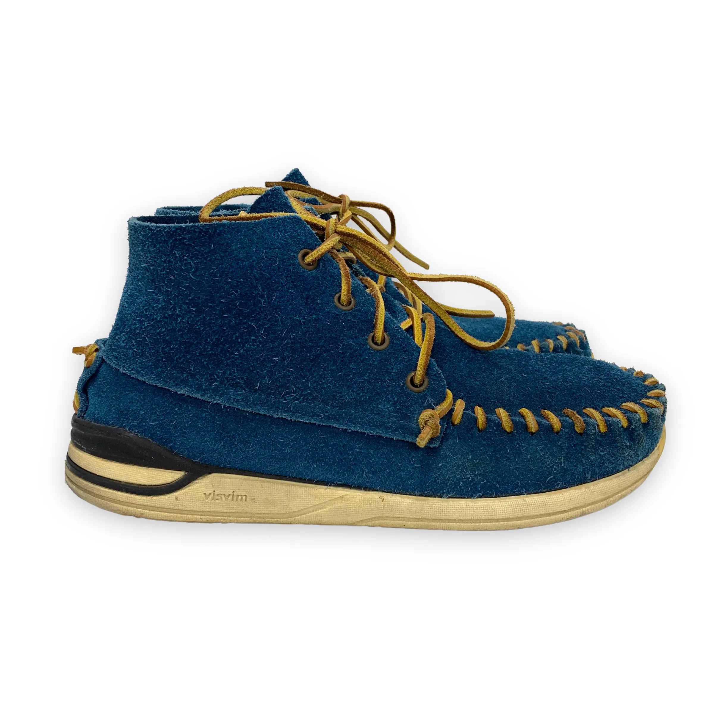 [8] Visvim AW15 Yucca Moc Mid Folk Blue