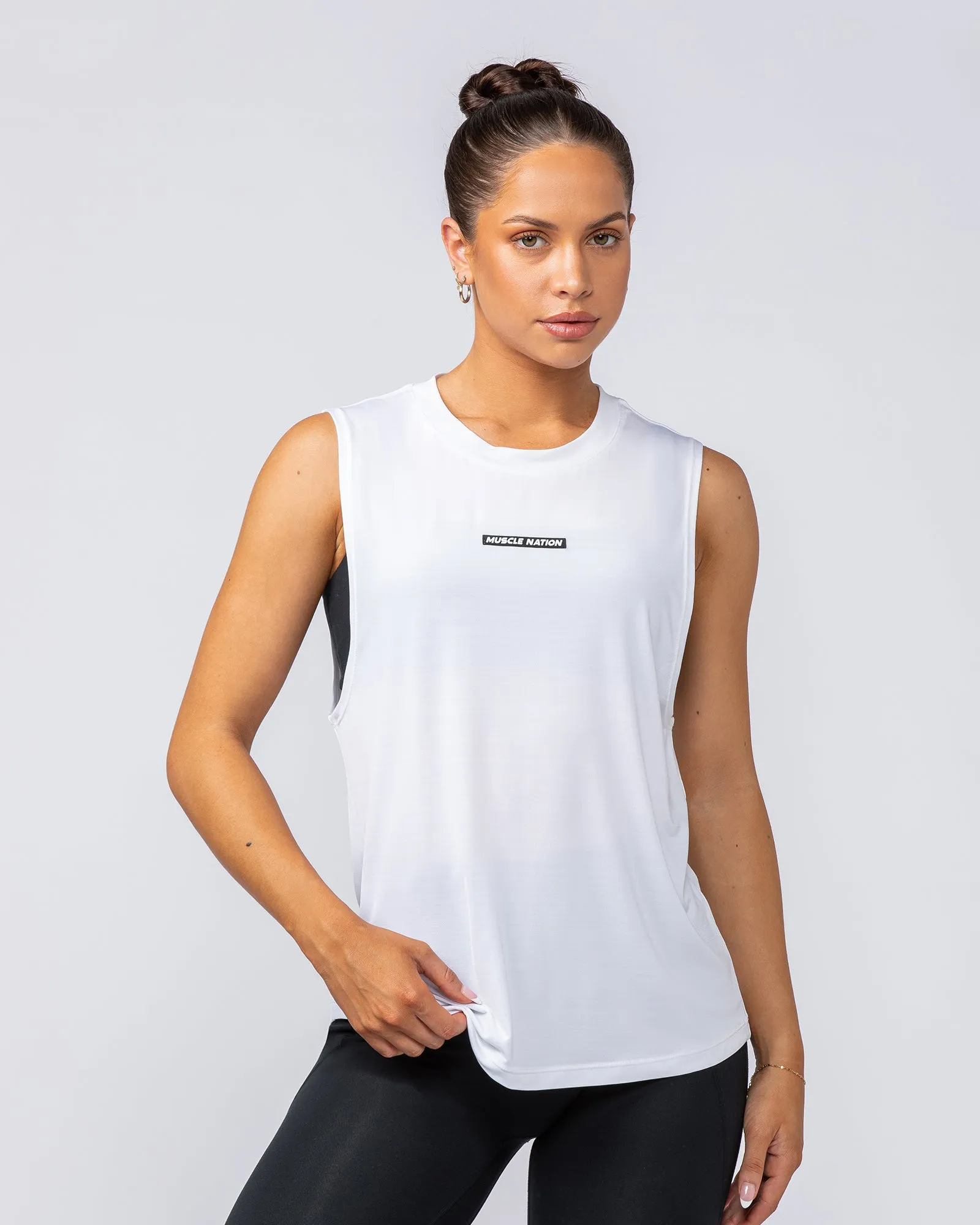 Active Drop Arm Training Tank - White
