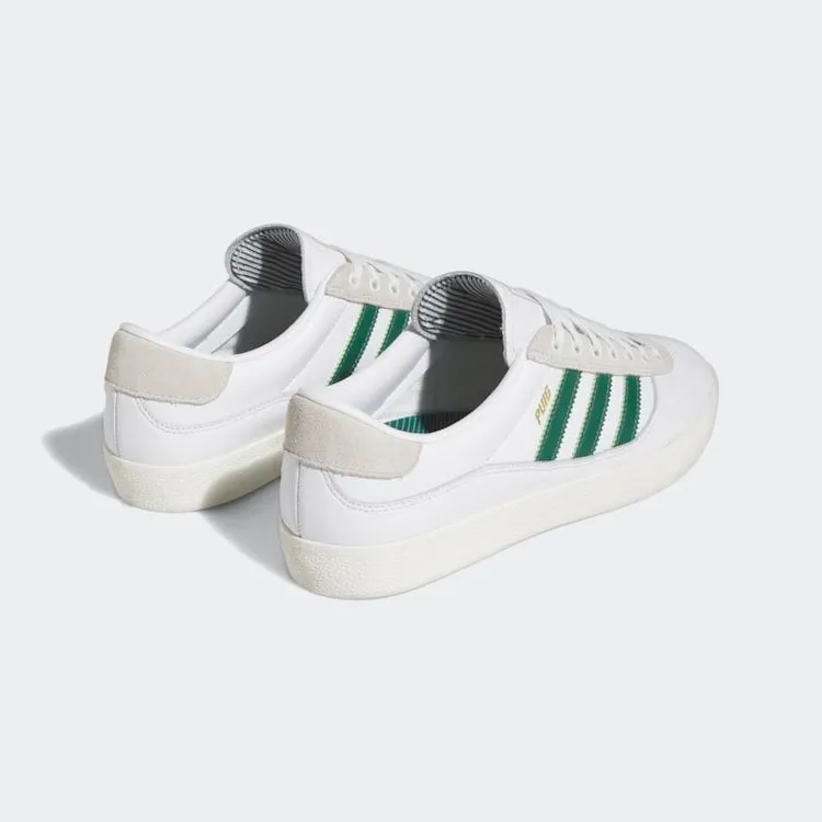 Adidas Skateboarding Puig Indoor Cloud White/Dark Green/Chalk White Shoes