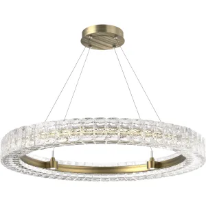ASSCHER 36" RING CHANDELIER