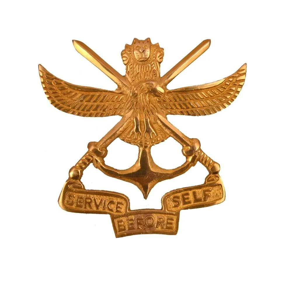 Brass Logo,Eagle Lion Sword Face For Royal Enfield All Models