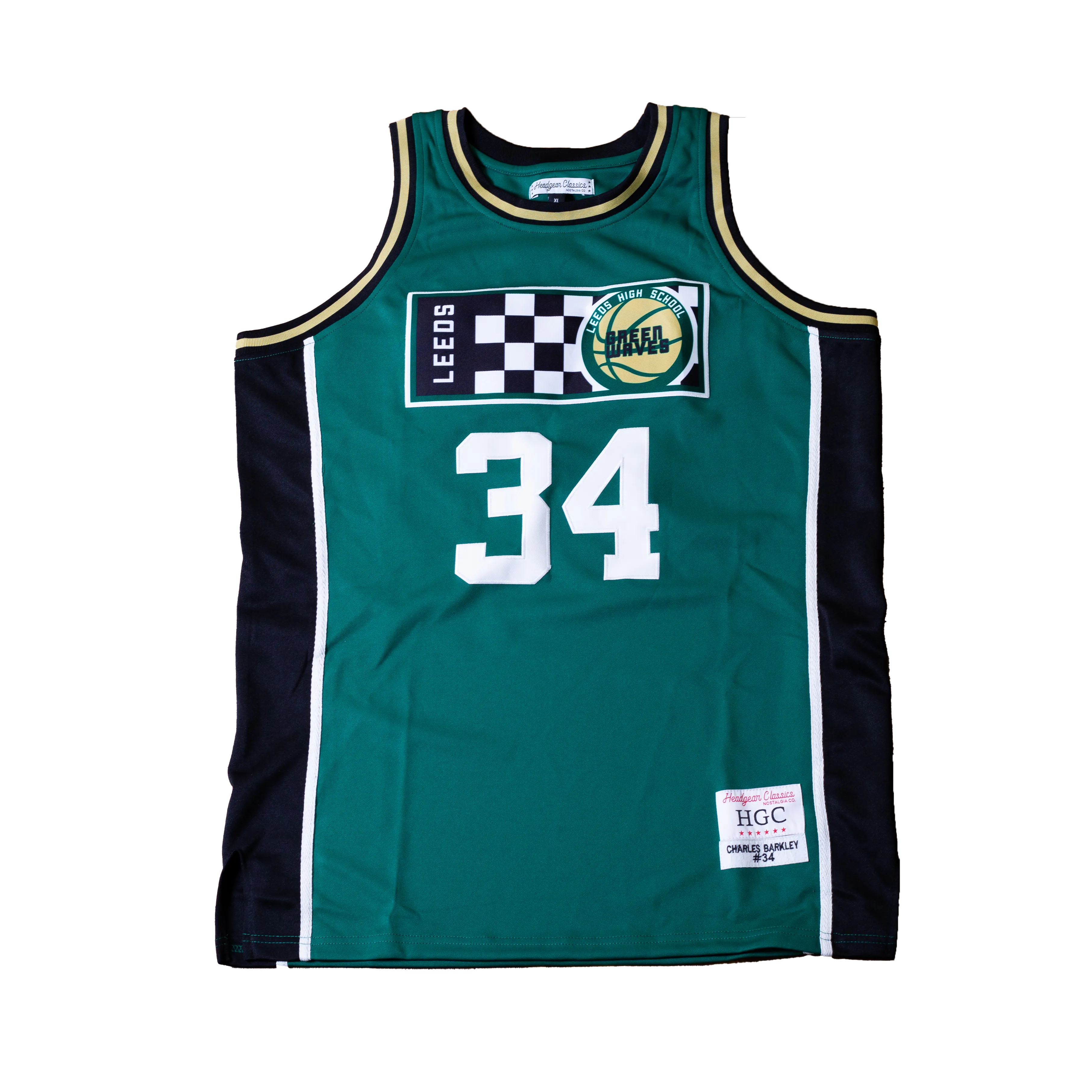 CHARLES BARKLEY ALTERNATE HIGH SCHOOL BASKETBALL JERSEY GREEN