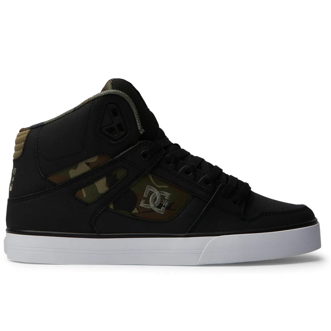 DC PURE HIGH-TOP BLACK BLACK GREEN