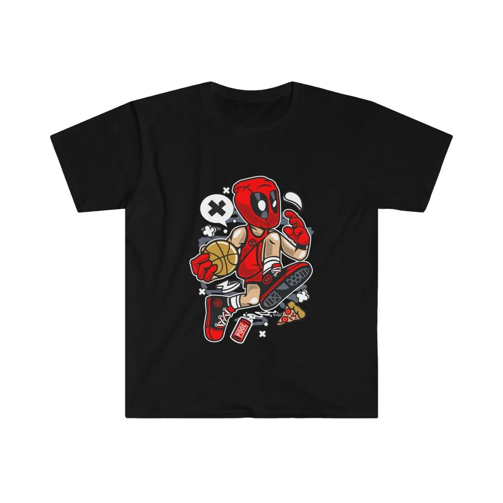 Deadpool Basketball T-Shirt