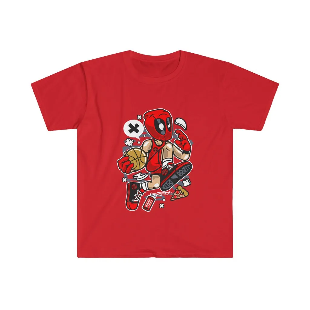 Deadpool Basketball T-Shirt