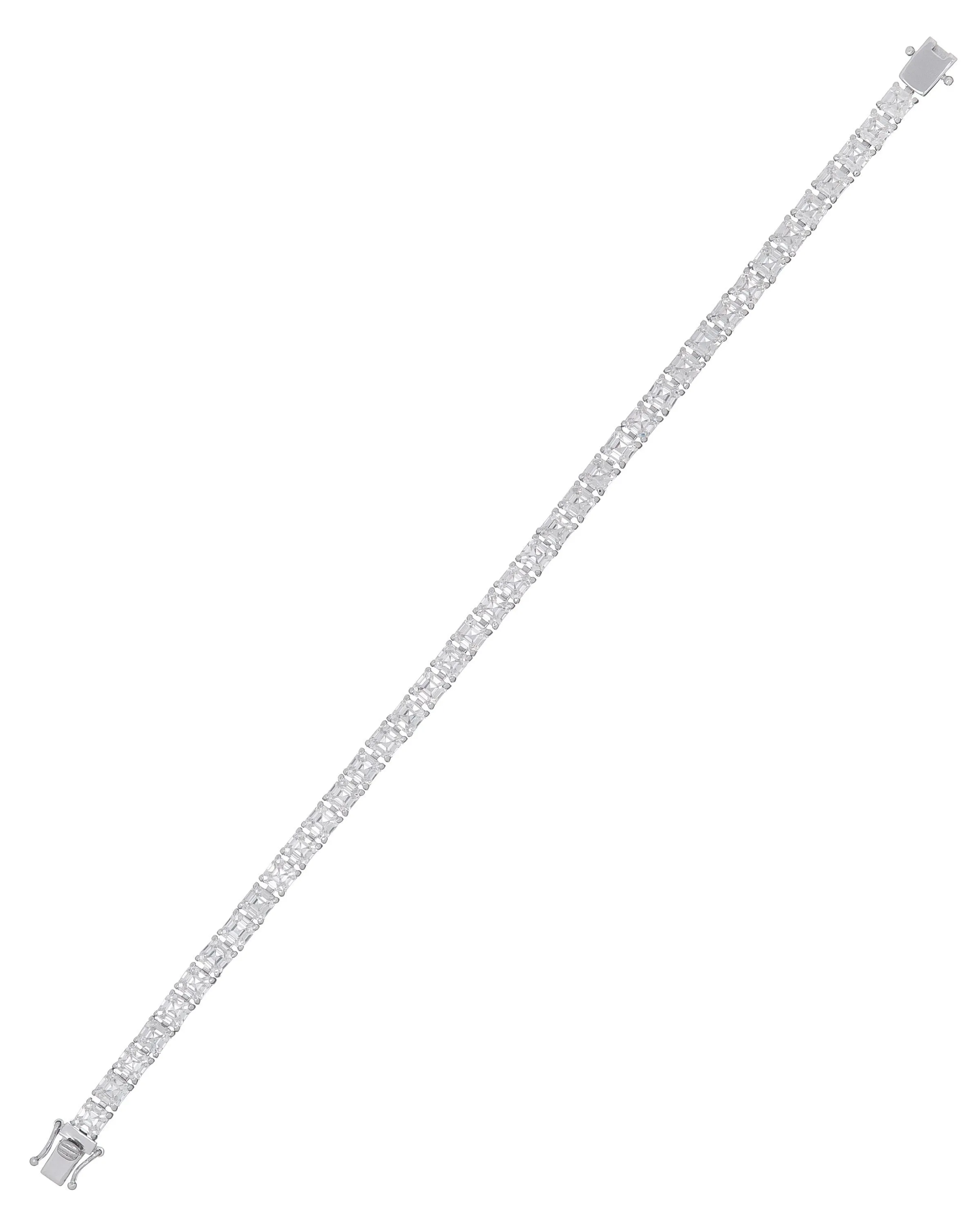 Diamond Cut Tennis Bracelet