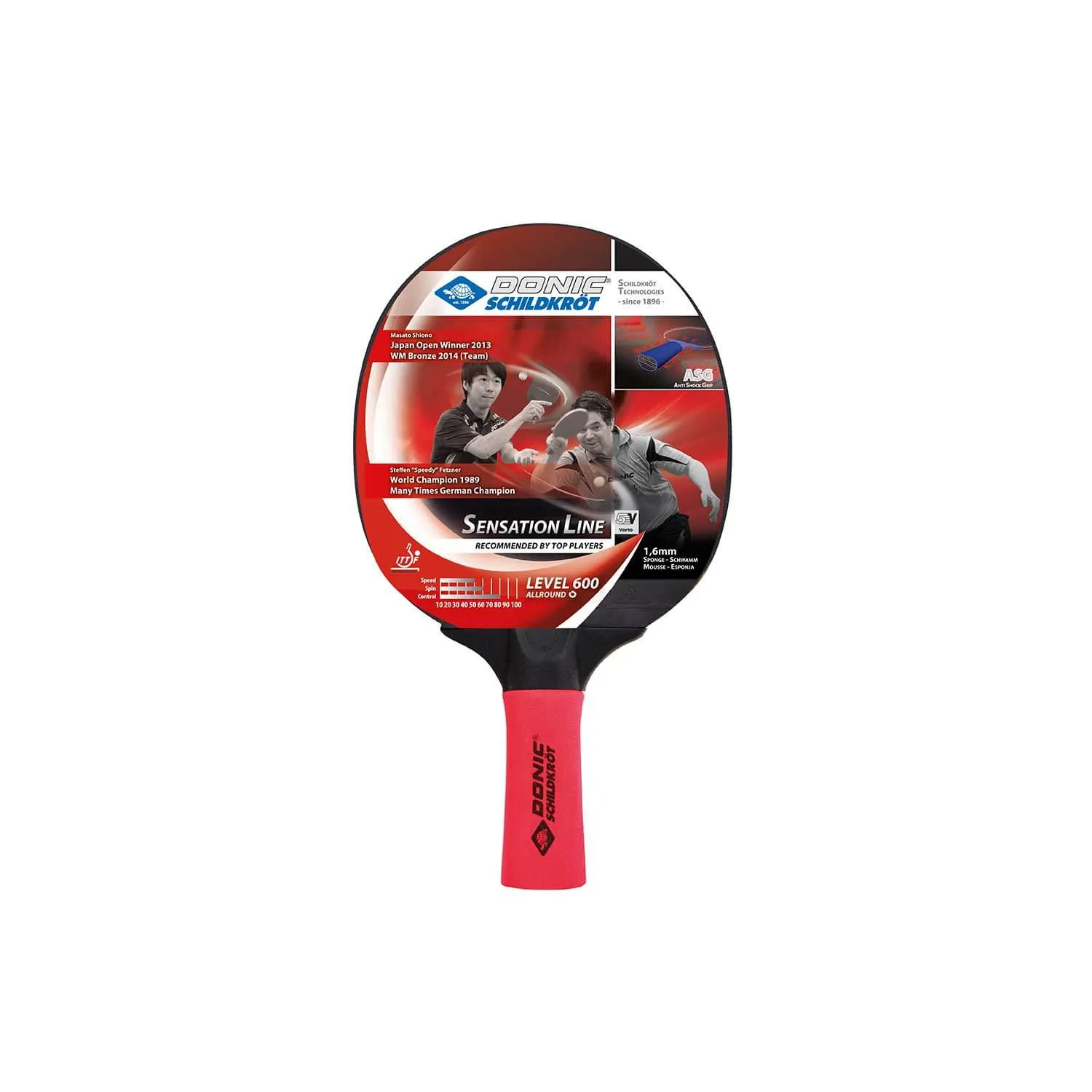 Donic-Schildkröt Sensation 600 Table Tennis Bat