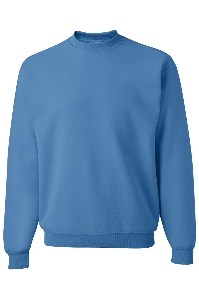 Faux Sequin Peace Love Basketball Transfer Unisex NuBlend Crew Sweatshirt