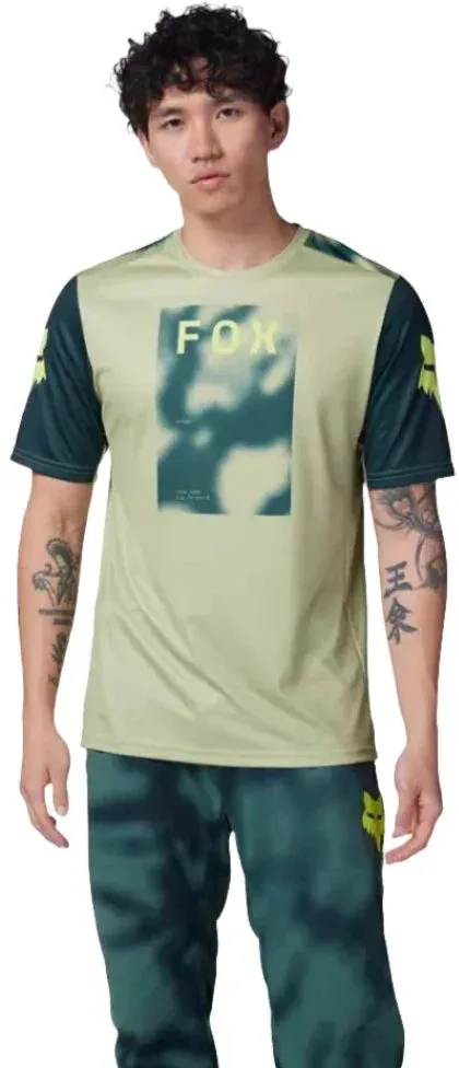 Fox RANGER SS JERSEY RACE TAUNT - Pale Green