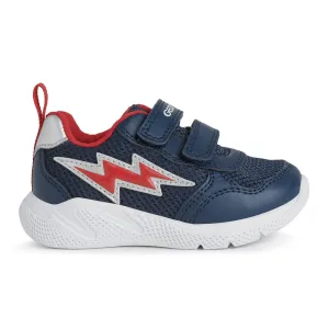 Geox B Sprintye Boy Navy/Red Trainers
