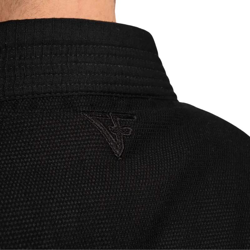 Ground Force Lightweight Gi V2 - Black on Black