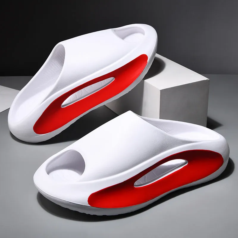 INSTOCK- Men's trendy thick bottom sports non-slip flip flops