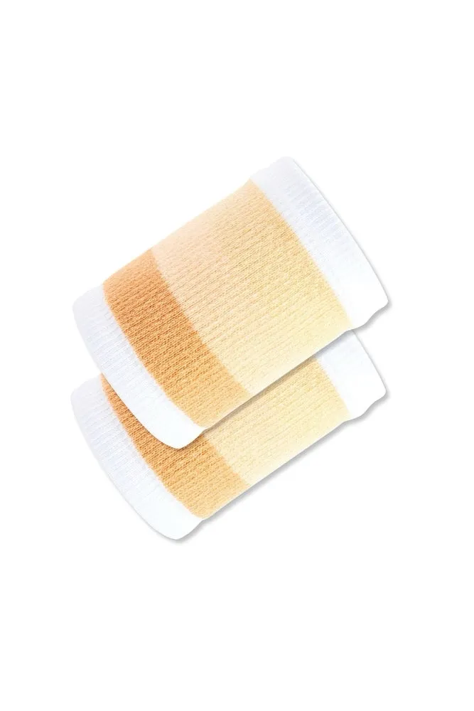 LES-FIT Wrist Tennis Sweatband Beige