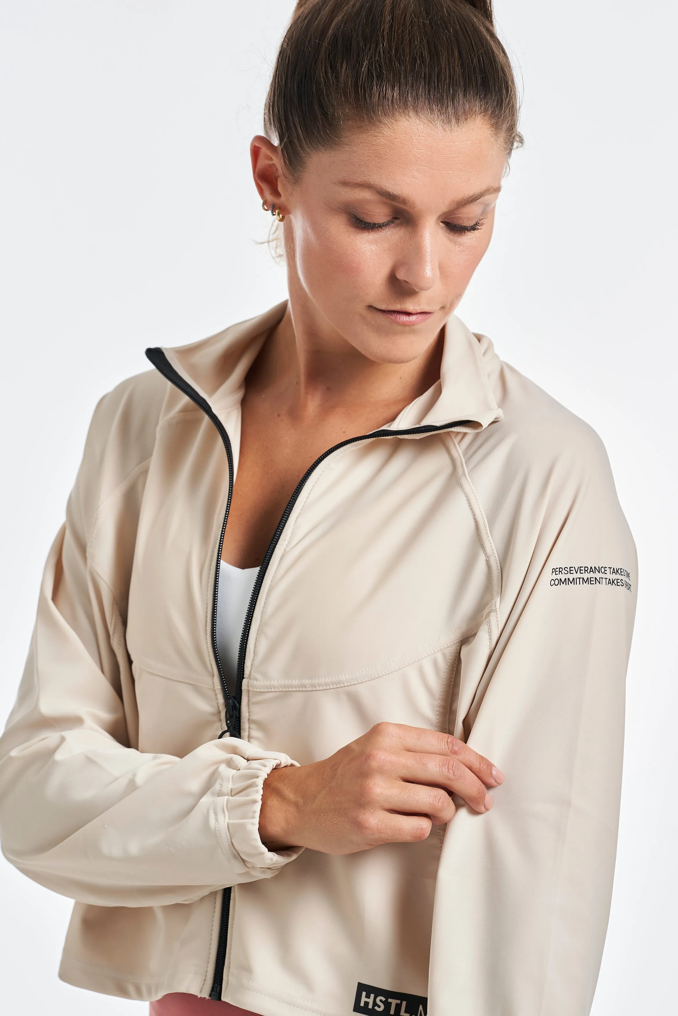 Lightweight Long Crop Training Jacket