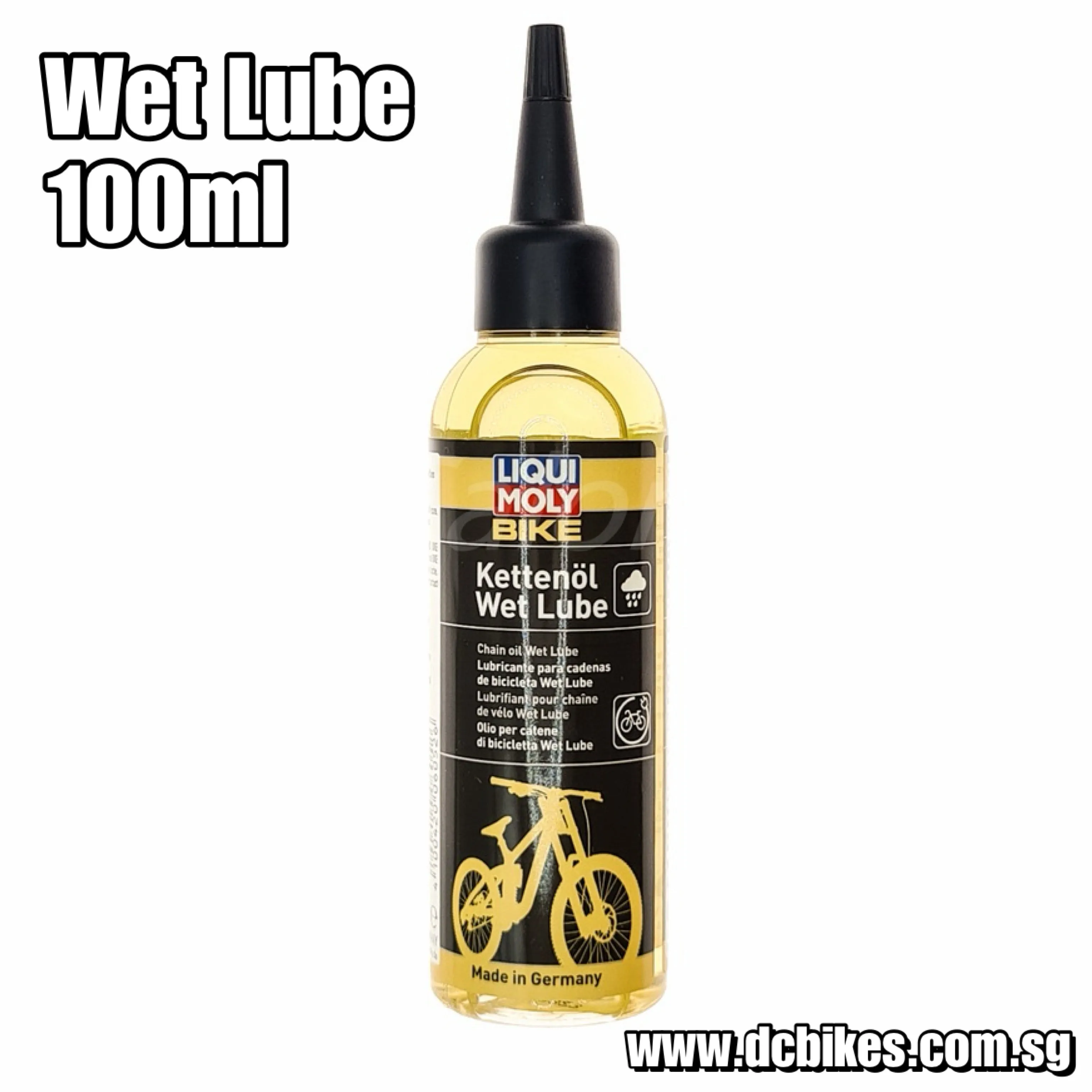 Liqui Moly Bicycle Mountain Road Bike Ebike Wet | Dry Oil Chain Lube - 100 ml