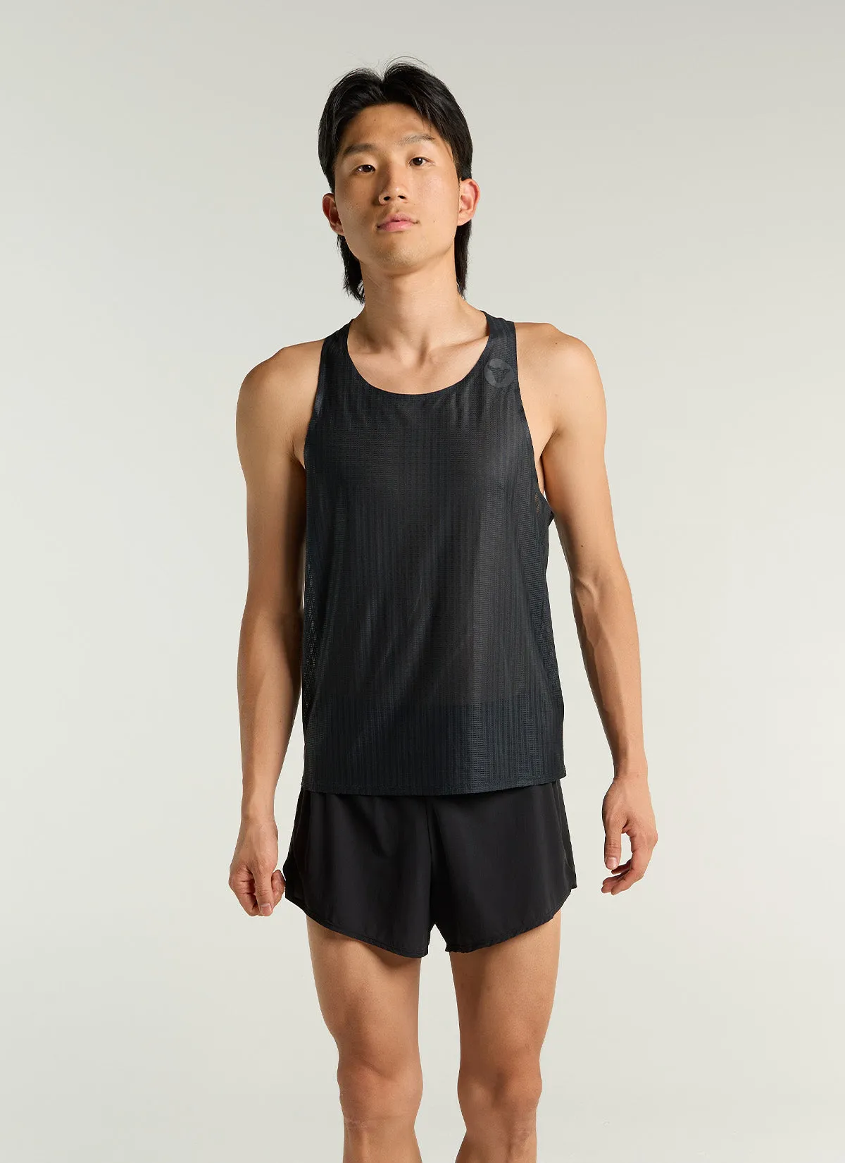 Men's Fly Singlet - Black Reflective