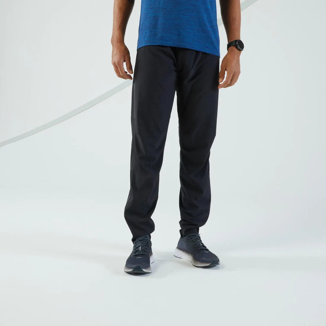 Men's Running Lightweight Trousers - KIPRUN Run 500 Light - Black