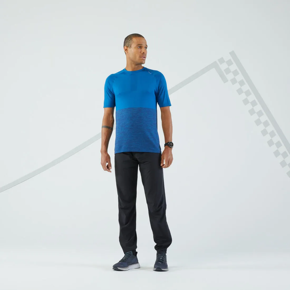 Men's Running Lightweight Trousers - KIPRUN Run 500 Light - Black