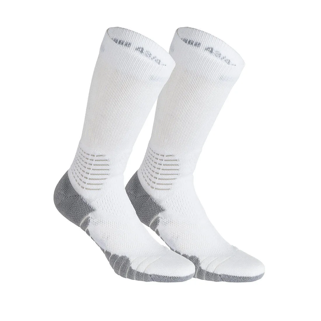 Men's/Women's Mid-Rise Basketball Socks SO900 - White