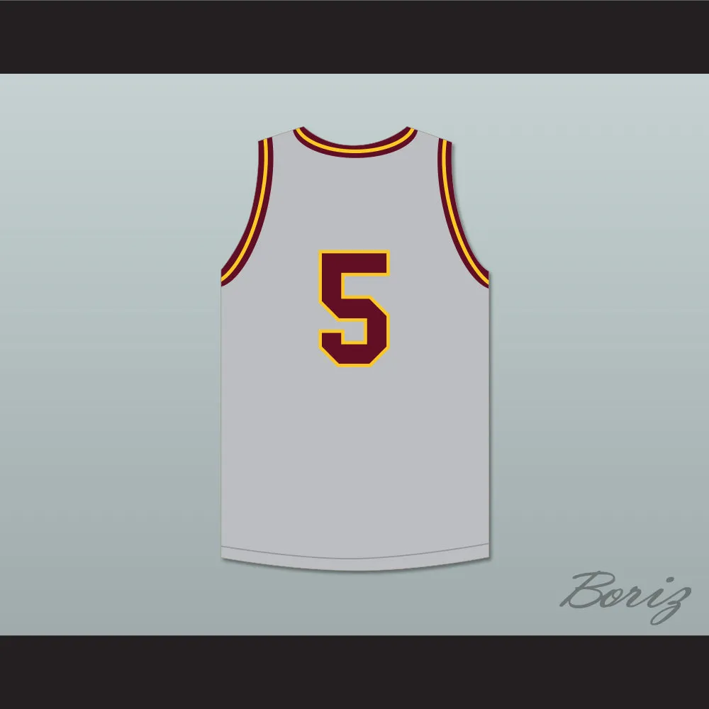 Paolo Banchero 5 O'Dea High School Fighting Irish Light Gray Basketball Jersey 1