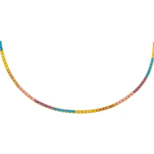 Pastel Multi Color Tennis Choker