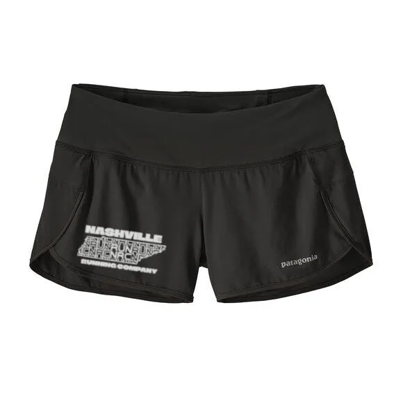 PATAGONIA STRIDER PRO SHORTS 3.5" WOMEN - NRC LOGO