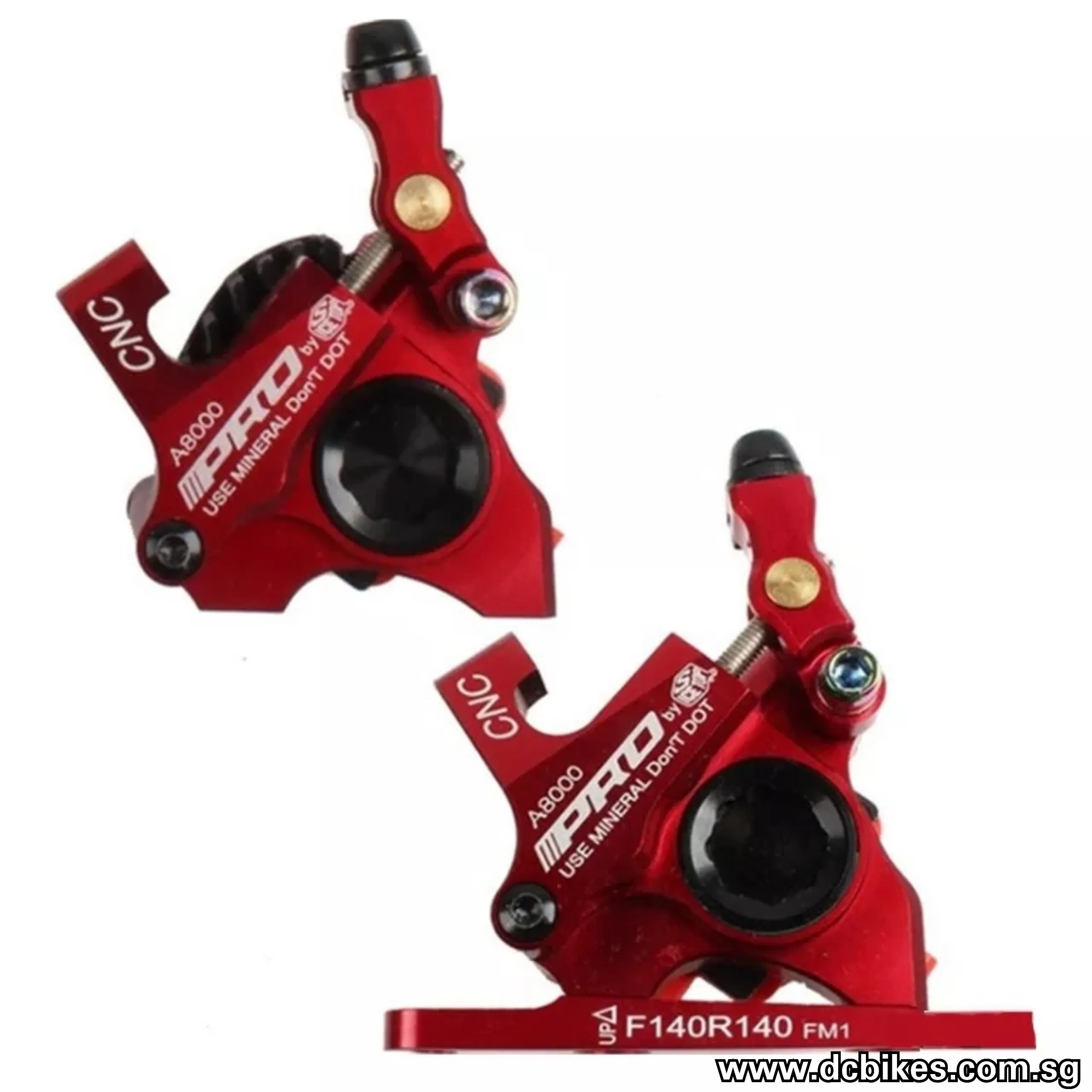 Prodisk Post/Flat Mount Road CX Gravel Cable Actuated Hydraulic Disc Brake Calipers