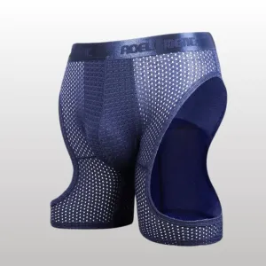 Running Men Ice Silk Mesh Underpants (3-Pack) JEWYEE KM211
