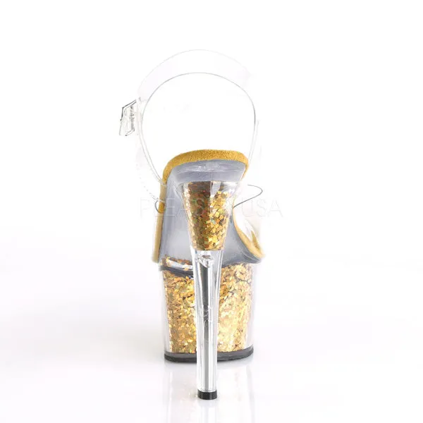 SKY-308GF  Clear/Gold Multi Glitter