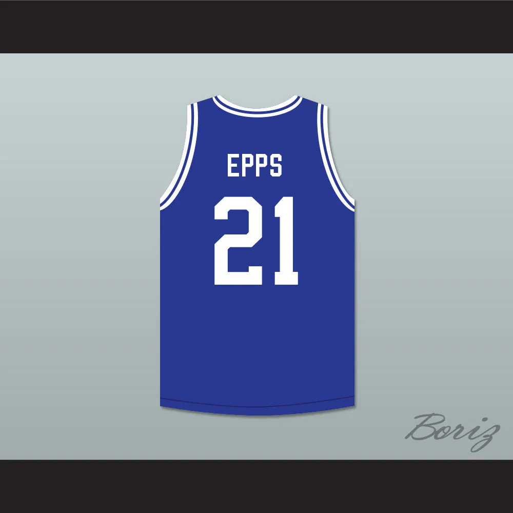 Tauheed Epps 2 Chainz 21 North Clayton High School Eagles Blue Basketball Jersey