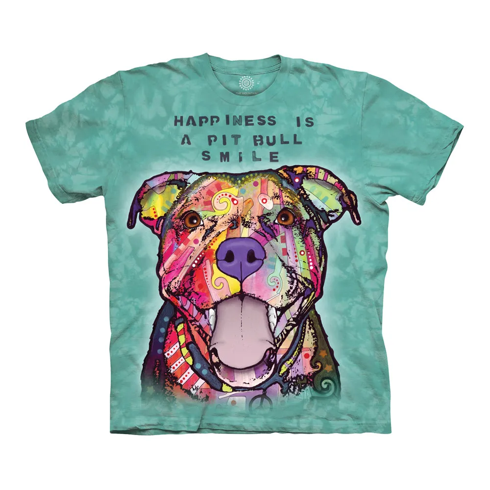 The Mountain Pit Bull Smile Adult Unisex T-Shirt