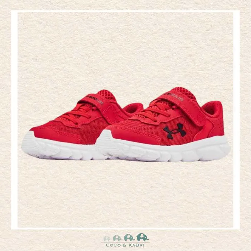 Under Armour: Boys' Infant Assert 9 AC Running Shoes - Red  (V2-63)