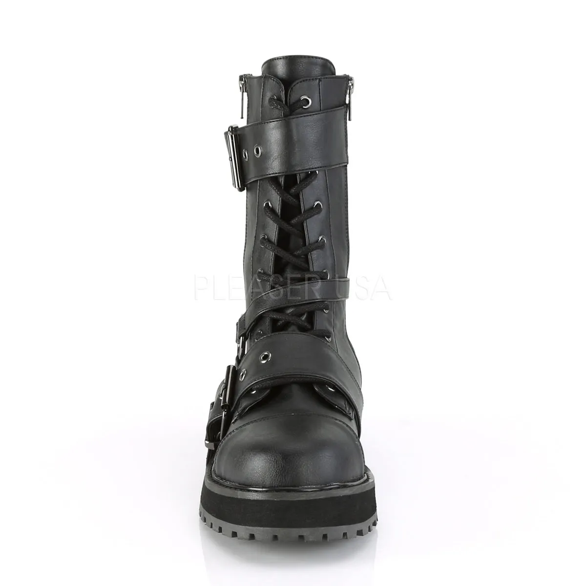 VALOR-220  Black Vegan Leather