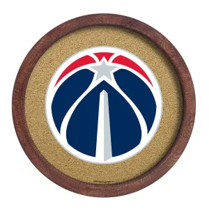 Washington Wizards: "Faux" Barrel Framed Cork Board