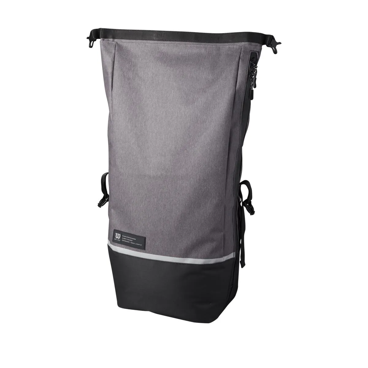 Wilson Roll Top Backpack Racquet Bag (Grey/Black)